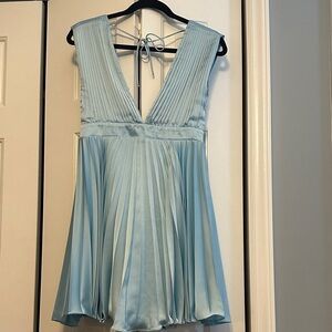 Abercrombie & Fitch Light Blue Mini Dress